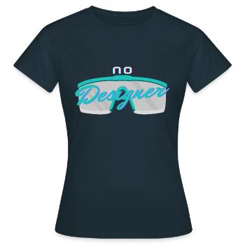 Pas de concepteur - T-shirt Femme - marine - Devant - AI Model Female 172 dark (172cm)