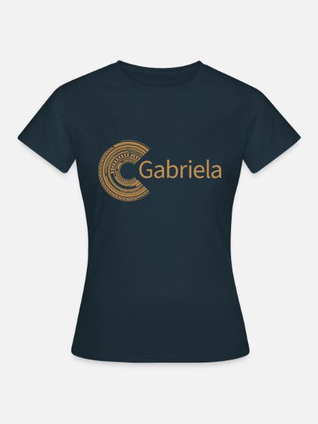 Für Gabriela - Frauen T-Shirt - Navy