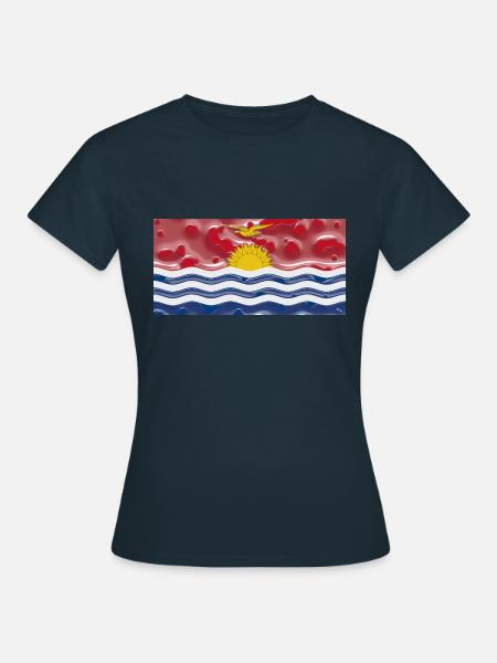 Kiribati Kiribati - Frauen T-Shirt - Navy