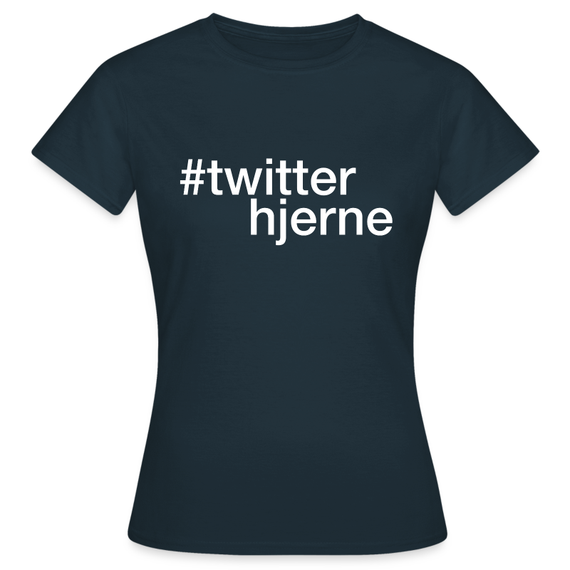 #twitterhjerne - Dame-T-shirt