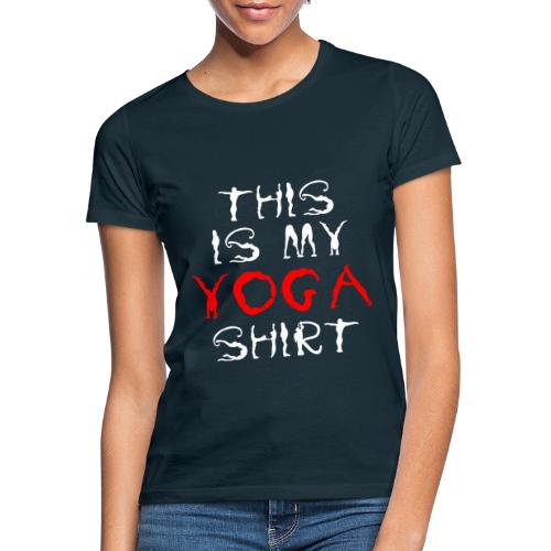 camicia yoga sport bianco spiritualità meditazione arte - Maglietta da donna