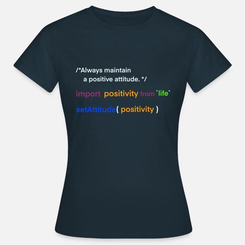 code your life - Women's T-Shirt - navy