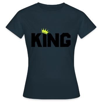 Roi - T-shirt Femme - marine - Devant - AI Model Female 172 dark (172cm)