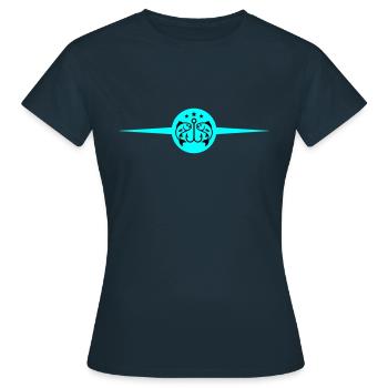 Fishing Fishing Hooks Fish - Women's T-Shirt - navy - Front - AI Model Female 172 dark (172cm)