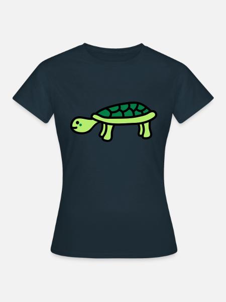 turtle - Frauen T-Shirt - Navy