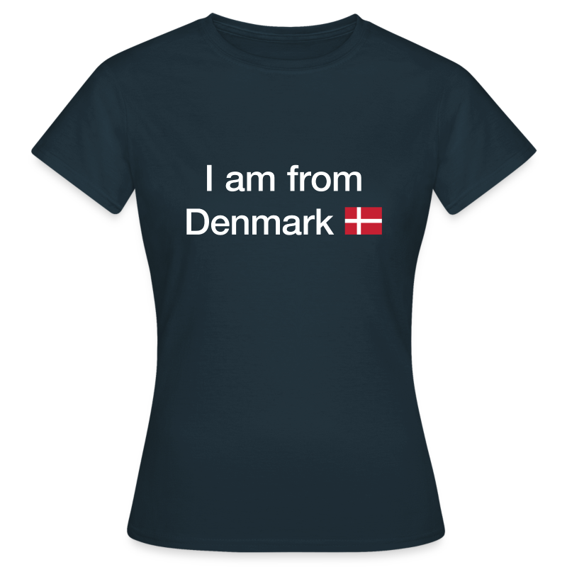 i am from denmark h - Dame-T-shirt
