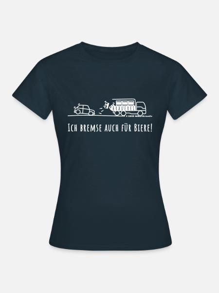 Bierliebhaber - Frauen T-Shirt - Navy