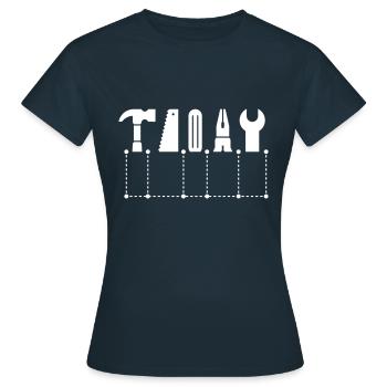 Tool - Women's T-Shirt - navy - Front - AI Model Female 172 dark (172cm)