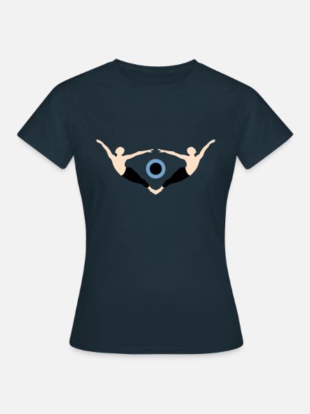 Auge - Frauen T-Shirt - Navy