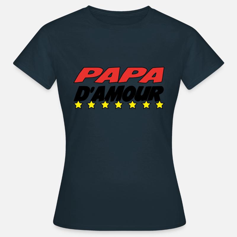 LOVE DAD - Women's T-Shirt - navy