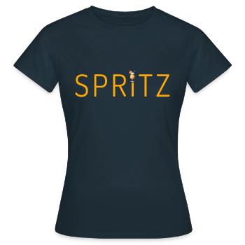 Boisson Spritz - T-shirt Femme - marine - Devant - AI Model Female 172 dark (172cm)