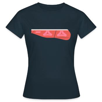 Feu arrière Classe E neuf droit - T-shirt Femme - marine - Devant - AI Model Female 172 dark (172cm)