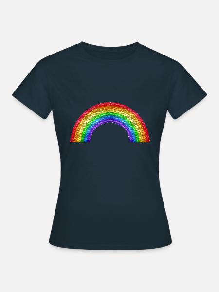 rainbow - Women's T-Shirt - navy