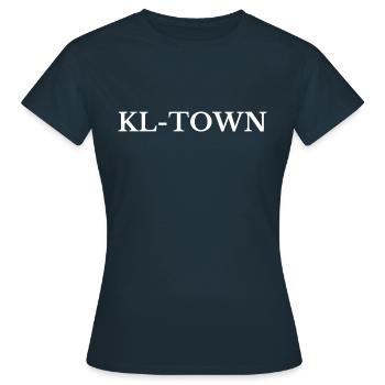 Kaiserslautern KL-Town - T-shirt Femme - marine - Devant - AI Model Female 172 dark (172cm)