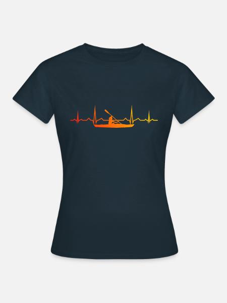 Women Kayak Men Kayaking Kayaking Kayak Canoe - Women's T-Shirt - navy
