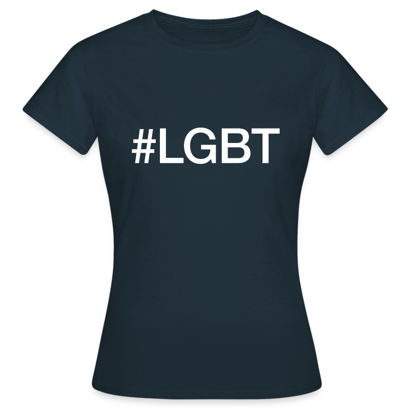 #LGBT hashtag - Dame-T-shirt