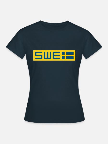 Schwedisch - Frauen T-Shirt - Navy
