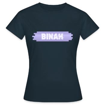 Mutter Binah - Frauen T-Shirt - Navy - Vorne - AI Model Female 172 dark (172cm)