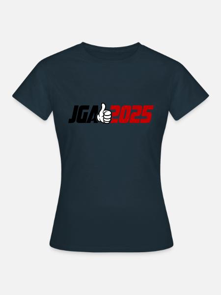 Jga 2025 Junggesellenabschied - Frauen T-Shirt - Navy