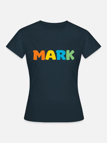 Name - Mark - Frauen T-Shirt - Navy