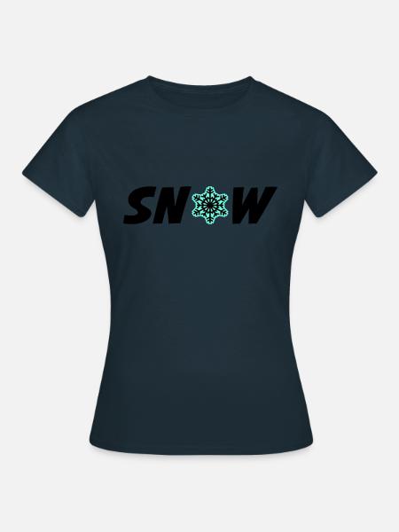 Snow Frost - Frauen T-Shirt - Navy