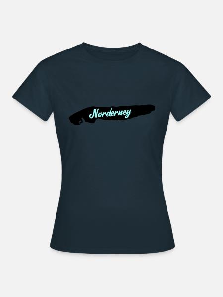 norderney insel - Frauen T-Shirt - Navy