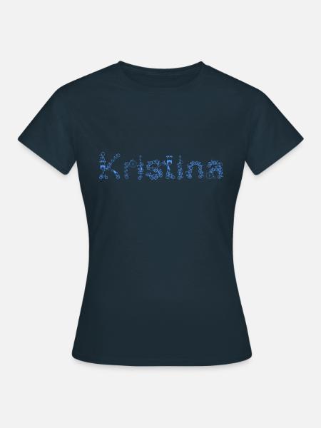 FahrradKristina - Frauen T-Shirt - Navy