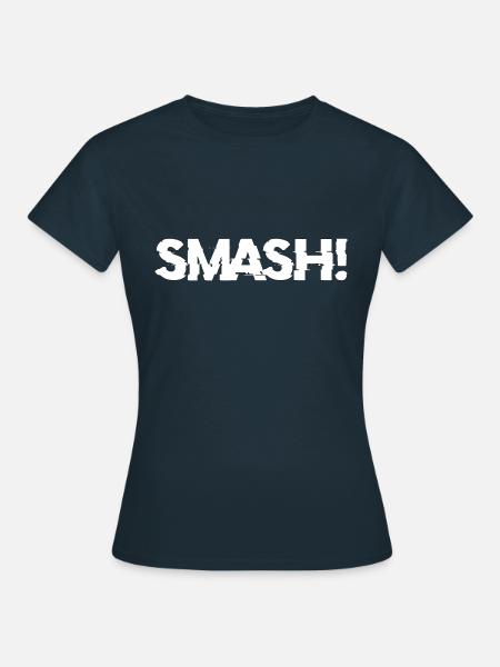 Jugendwort Smash Geschenk - Frauen T-Shirt - Navy