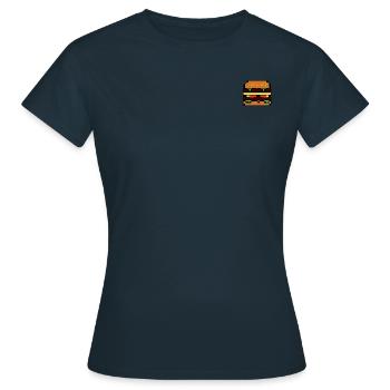 Hamburger - T-shirt Femme - marine - Devant - AI Model Female 172 dark (172cm)