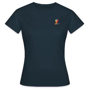 UNITÉ - T-shirt Femme - marine - Devant - AI Model Female 172 dark (172cm)