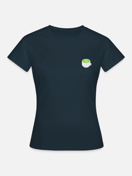Matcha - matcha latte lover - Frauen T-Shirt - Navy
