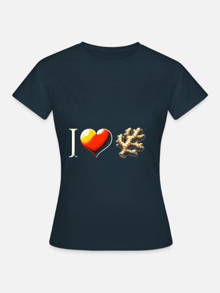 Ingwer - Frauen T-Shirt - Navy