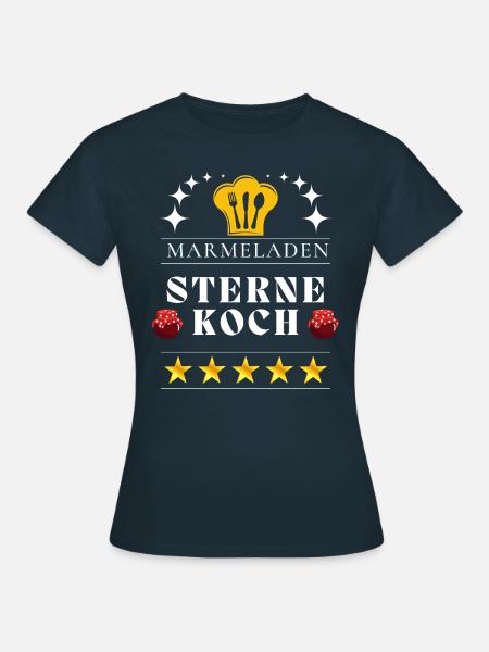 Sternekoch - Frauen T-Shirt - Navy