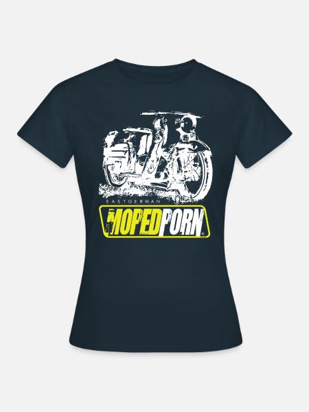 Simson Schwalbe KR51 - MOPEDPORN - Frauen T-Shirt - Navy