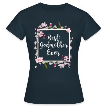 La marraine demander tante tante tante tante favorite - T-shirt Femme - marine - Devant - AI Model Female 172 dark (172cm)