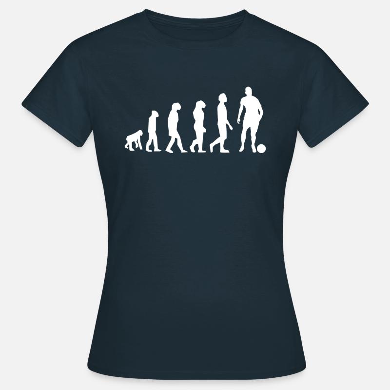 FOOTBALL EVOLUTION - Women's T-Shirt - navy
