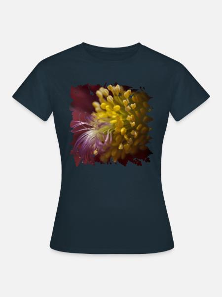 Küchenschelle wird in der Volksmedizin verwendet - Frauen T-Shirt - Navy