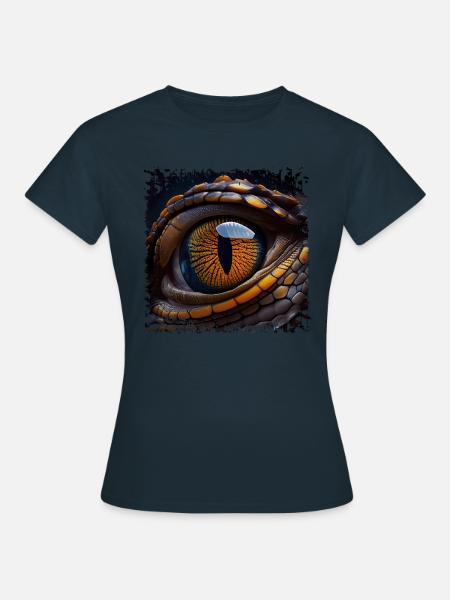 Irisfotografie benötigt besondere Technik - Frauen T-Shirt - Navy