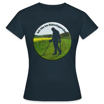 Il n’y a rien d’offensant à propos d’un oscillateur de détecteur - T-shirt Femme - marine - Devant - AI Model Female 172 dark (172cm)