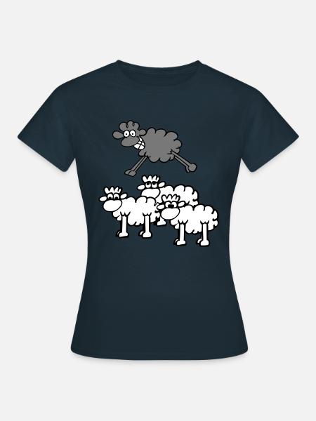 saut de mouton - T-shirt Femme - marine