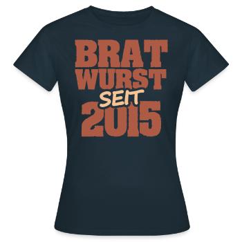 Barbecue 2015 - Frauen T-Shirt - Navy - Vorne - AI Model Female 172 dark (172cm)