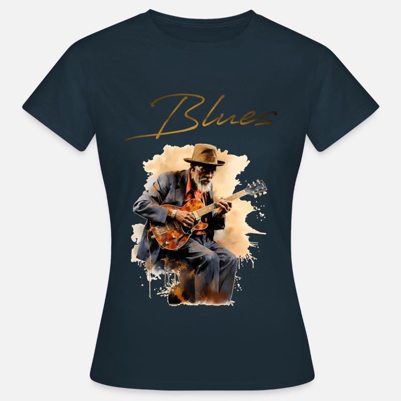 Blues 2 - Maglietta da donna - navy