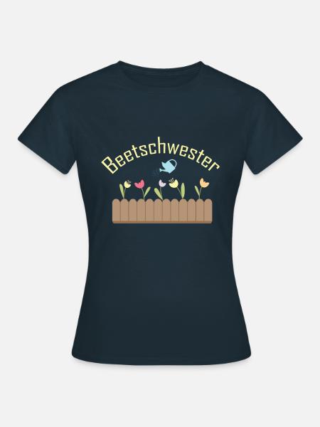 Beetschwester - Frauen T-Shirt - Navy