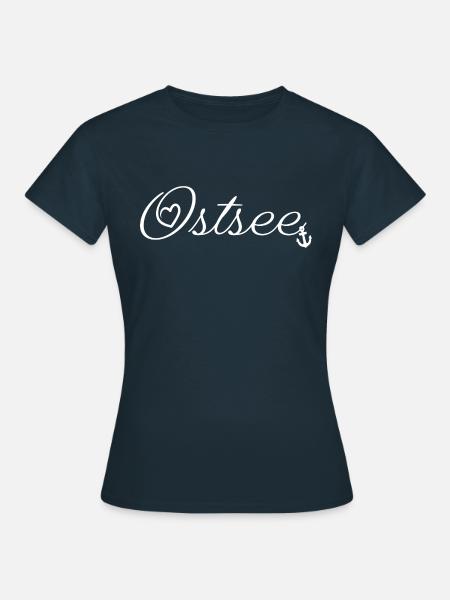 Ostsee - Frauen T-Shirt - Navy