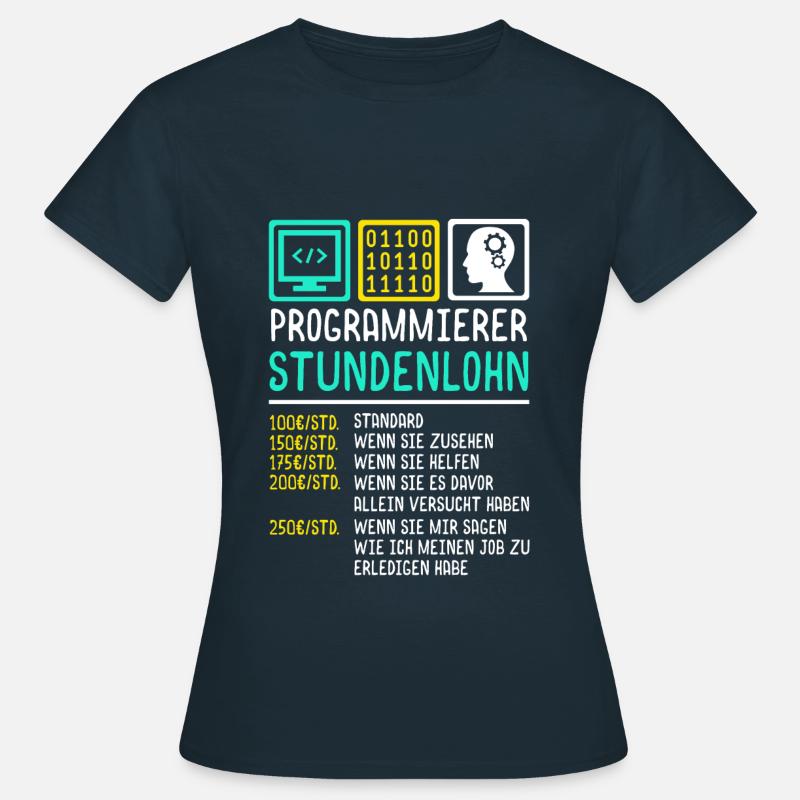 Programmierer - Frauen T-Shirt - Navy