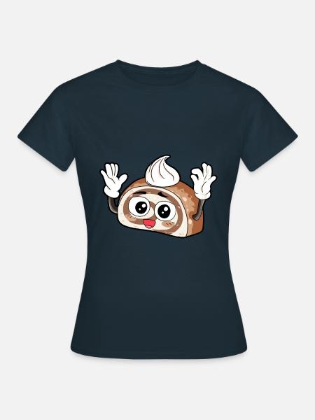 Cake Food Gourmet Gift - Women's T-Shirt - navy