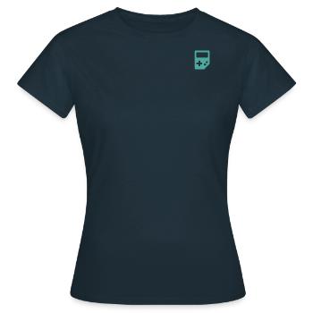 Game-Boy 2.0 - Frauen T-Shirt - Navy - Vorne - AI Model Female 172 dark (172cm)