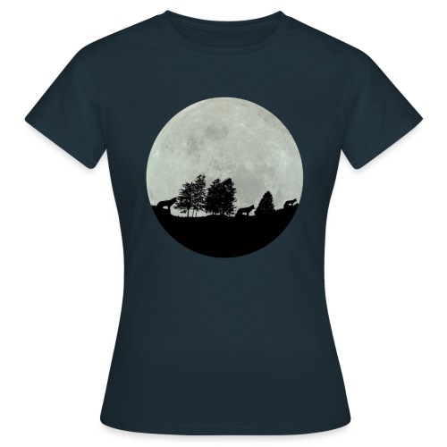 moon wolf - T-shirt Femme