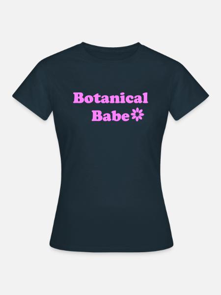 Botanisches Baby - Frauen T-Shirt - Navy