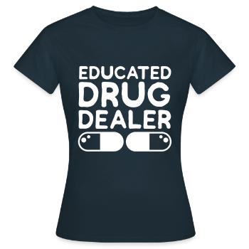 Pharmacist Pharmacist Pharmacist - Women's T-Shirt - navy - Front - AI Model Female 172 dark (172cm)